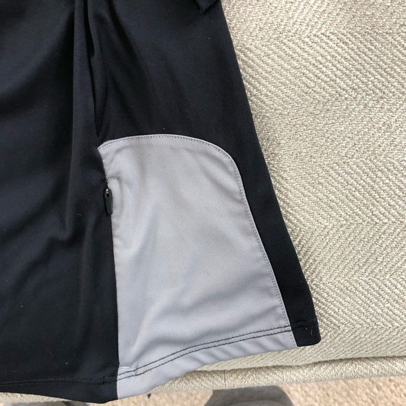 Nike Black Mens Large Dri Fit Three Quarter Zip Up - Picture 4 of 5